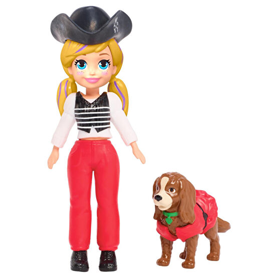 Polly Pocket Polly Rocket ve Hayvan Dostu Kostüm Giyiyor Oyun Seti