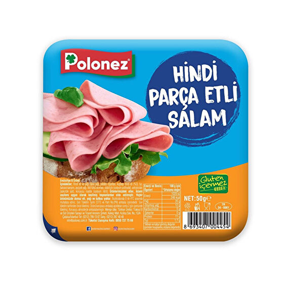 Polonez Hindi Parça Etli Salam 50 Gr Şarküteri Fiyatı
