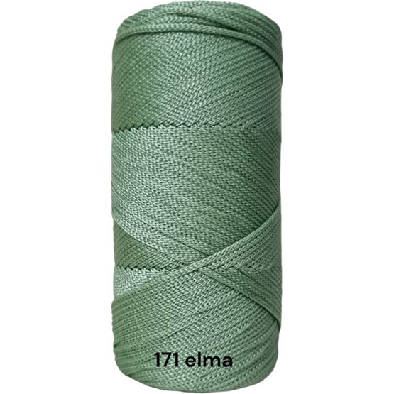 Polyester Makrome Ipi 200GR Makrome Ipi Çanta Ipi Runner Ipi Örgü  Ipi No4 - 1.4mm Makrome Ipi - elma 171 Oyun & Hobi Fiyatı