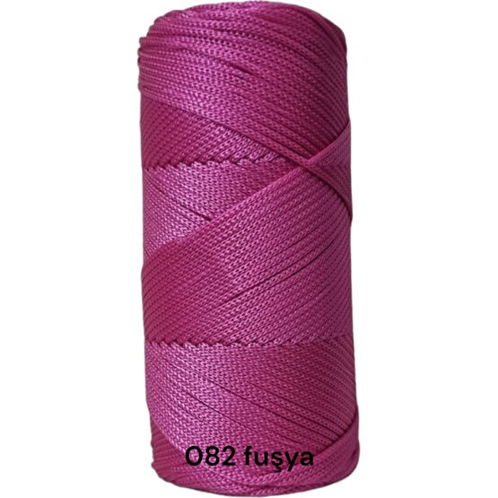 Polyester Makrome Ipi 200GR Makrome Ipi Çanta Ipi Runner Ipi Örgü  Ipi No4 - 1.4mm Makrome Ipi - fuşya 082 Oyun & Hobi Fiyatı