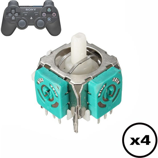 Pop Konsol 4 Adet Ps3 Analog Motor Playstation 3 Kol Tamiri 3D Joystick Ps3 Motor Yedek Parça PlayStation 2 - 3 Oyunları Fiyatı