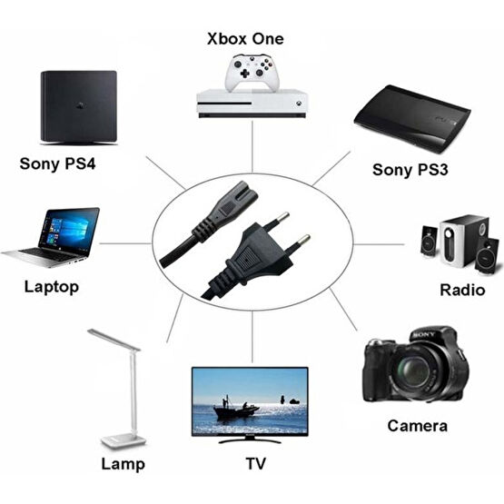 Pop Konsol Playstation 4 Slim Güç Kablosu 1.5m Ps4 Slim Kasa Uyumlu Ps4 Kablo - Siyah PlayStation 4 PS4 Oyunları Fiyatı