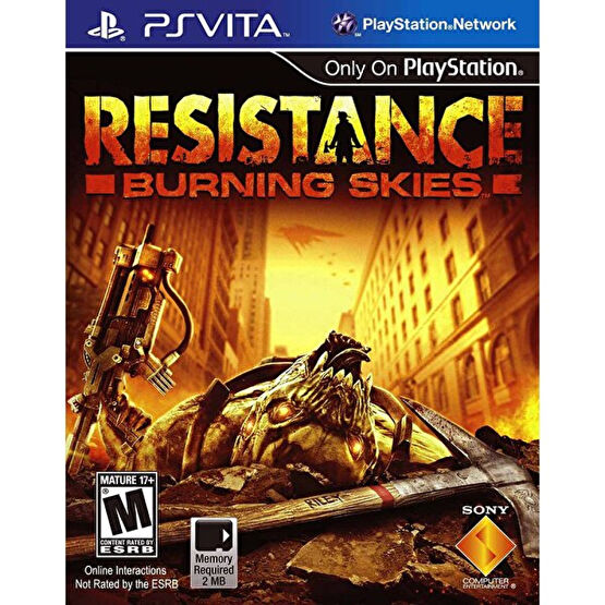 Pop Konsol Resistance Burning Skies Playstation Vita Oyun Orjinal Ps Vita Oyun PS Vita Oyunları Fiyatı