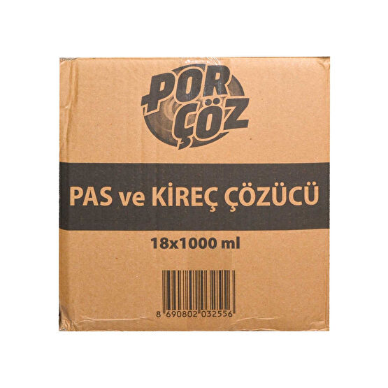 Porçöz Pas ve Kireç Çözücü 1 lt
