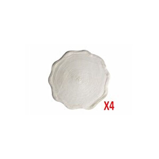 Porland  Priya Krem Amerikan Servis 38cm 4'lü 04sty007368 Amerikan Servis Fiyatı