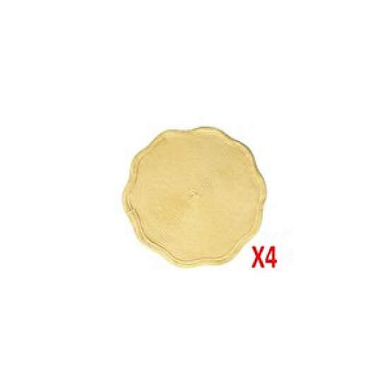 Porland  Priya Sarı Amerikan Servis 38cm 4'lü 04sty007367 Amerikan Servis Fiyatı