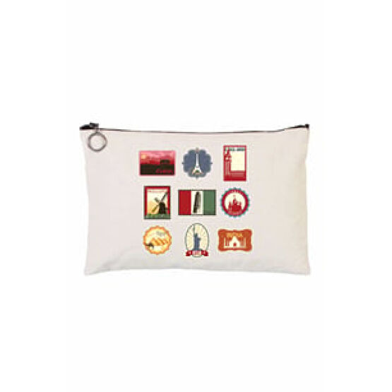 Postage Stamp Astarlı Bez Tablet ve Makyaj Çantası Tablet Aksesuarı Fiyatı
