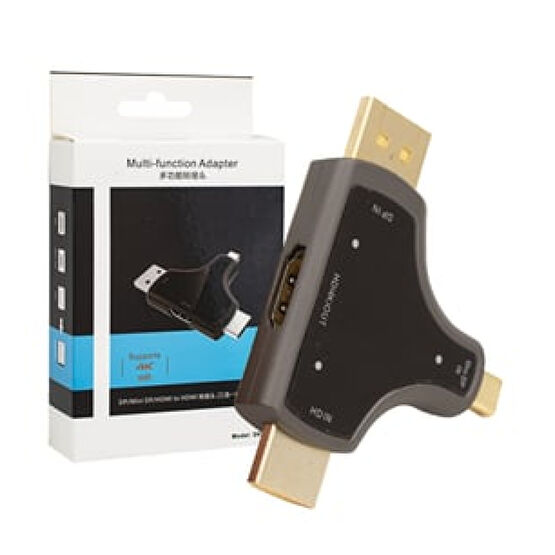 POWERMASTER MINI DP+DP+HDMI TO HDMI 4K ÇEVİRİCİ Ses Kartı Fiyatı