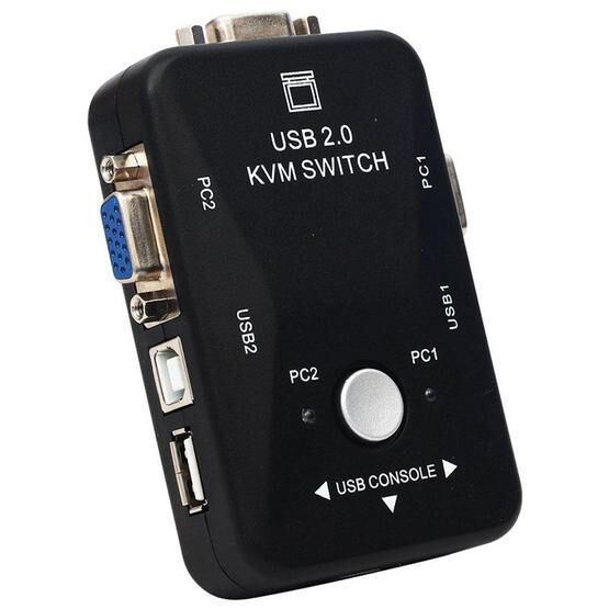 Powermaster PM-12690 Usb Manuel 2 Port Kvm Switch