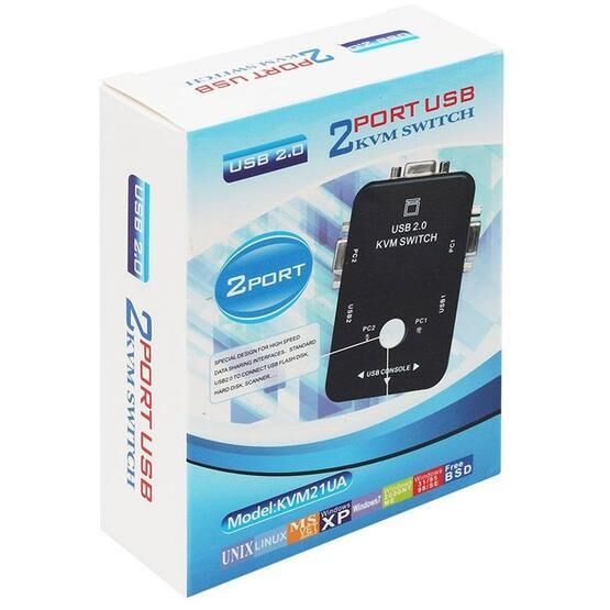 Powermaster PM-12690 Usb Manuel 2 Port Kvm Switch