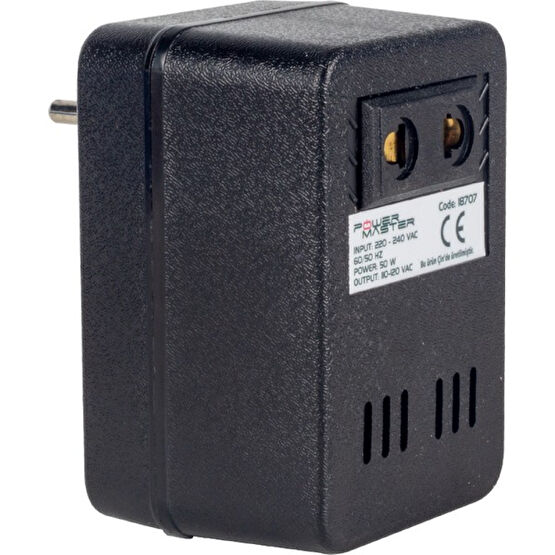 Powermaster PM-18707 220V-110V 50VA Ac/ac Dönüştürücü Transformatör Kesintisiz Güç Kaynakları (UPS) Fiyatı