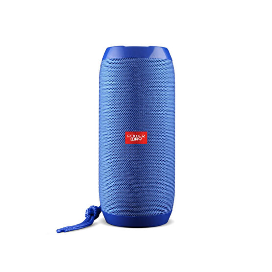 POWERWAY Wrx01 90 Db Sd Kart Aux Usb Girişli Mavi Kablosuz Bluetooth Speaker Hoparlör Ses Bombası Fm Radyo Bluetooth Hoparlör Fiyatı