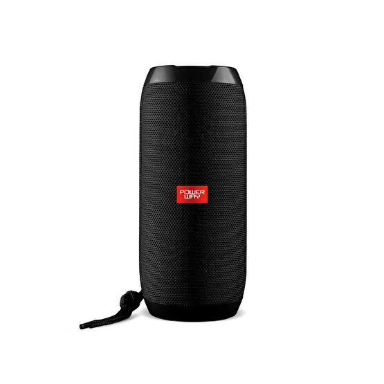 POWERWAY Wrx01 90 Db Sd Kart Aux Usb Girişli Siyah Kablosuz Bluetooth Speaker Hoparlör Ses Bombası Fm Radyo Bluetooth Hoparlör Fiyatı