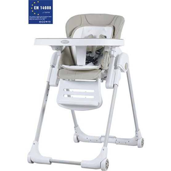 Prego Lucca Mama Sandalyesi 4024 - Krem Mama Sandalyesi Fiyatı