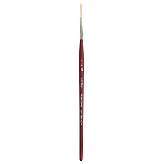 Princeton Velvetouch Artiste, Mixed-Media Brush for Acrylic, Watercolor & Oil, Series 3950 Script Liner Luxury Synthetic, Size 2/0 Fırça Fiyatı