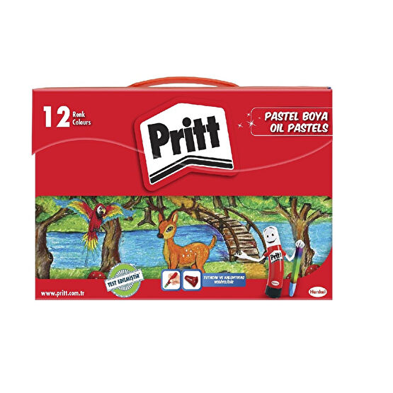 Pritt Çantalı Pastel Boya 12'li Pastel Boya Fiyatı