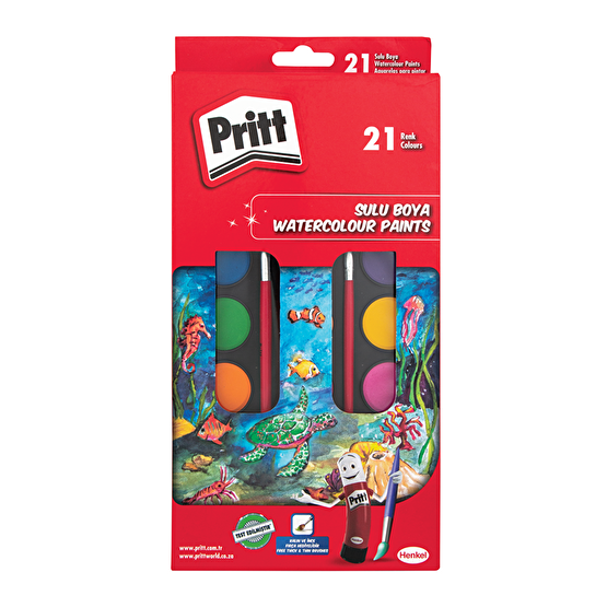 Pritt Sulu Boya Büyük Boy 21'Li Sulu Boya Fiyatı