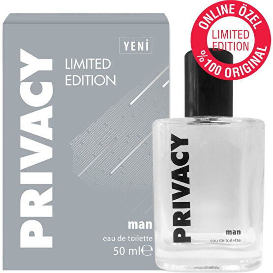 Privacy Men Limited Edition Edt Parfüm 50 ml Online Özel Erkek Parfümleri Fiyatı