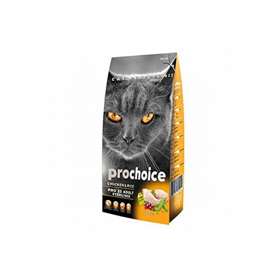 ProChoice Pro Choice 32 Sterilised Tavuklu Kısırlaştırılmış Kedi Maması 2 Kg Evcil Hayvan Ürünleri Fiyatı