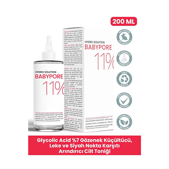 PROCSIN Hydro Solution Babypore Gözenek Sıkılaştırıcı ve Canlandırıcı %7 Glikolik Asit Ginseng Tonik