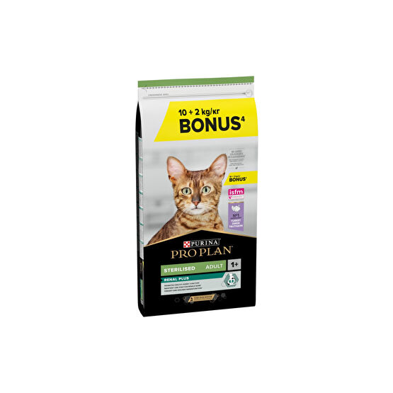 Proplan Pro Plan Sterilised Hindili Kısırlaştırılmış Kedi Maması 10 2 Kg Bonus Paket