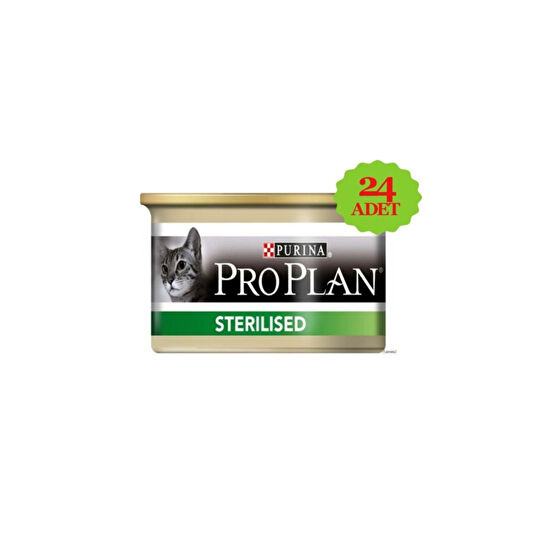 Proplan Purina Kısır Kedi Somon Ve Ton Balıklı Konserve 85 gr x 24 Adet