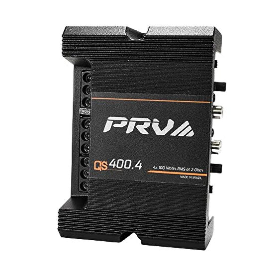 PRV Audio QS400.4 2 Ohm Mini Compact 4 Channel Car Audio Amplifier 4 x 100 Watts RMS at 2 Ohm - 400 Watt Amp Stereo 12 Volts Amp Class D Full Range Bridgeable Oto Hoparlörleri & SubWoofer Fiyatı