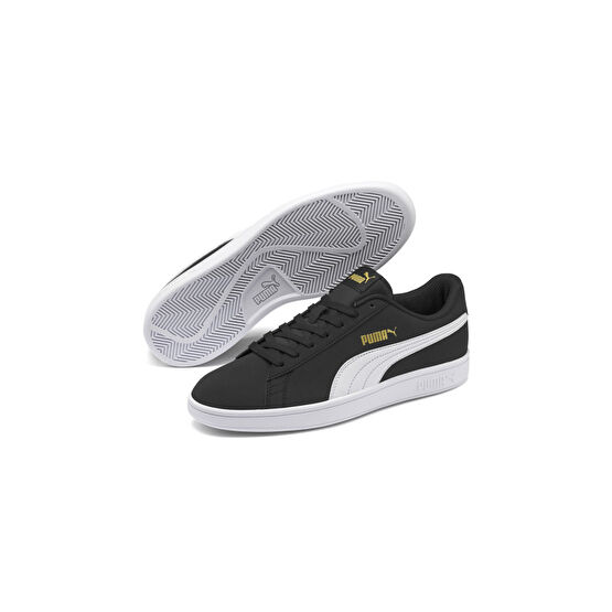 Puma Smash V2 Buck - Unisex Siyah Sneaker 47 Beden