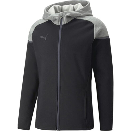 Puma Teamcup Casuals Hooded Jkt Erkek Futbol Ceketi 65798703 Siyah Yağmurluk & Panço (Outdoor) Fiyatı