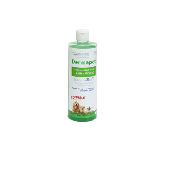 Purele Dermapet Kedi Köpek Şampuanı 3in1 Plus 450 ml