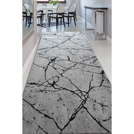 Qatalina Halı Gri Kaymaz Taban Yıkanabilir Kesme Yolluk,sarargri - 40 x 40 cm Salon Halısı Fiyatı