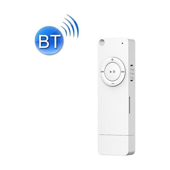 Qixun XT02 U Disk Tarzı Mp3 Müzik Çalar, Hafıza Kapasitesi: Bluetooth Seti (Beyaz) (Yurt Dışından) - Beyaz MP3 Çalar & iPod Aksesuarları Fiyatı