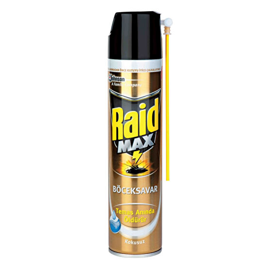 Raid Böceksavar Max Sprey 300 ml Kokusuz