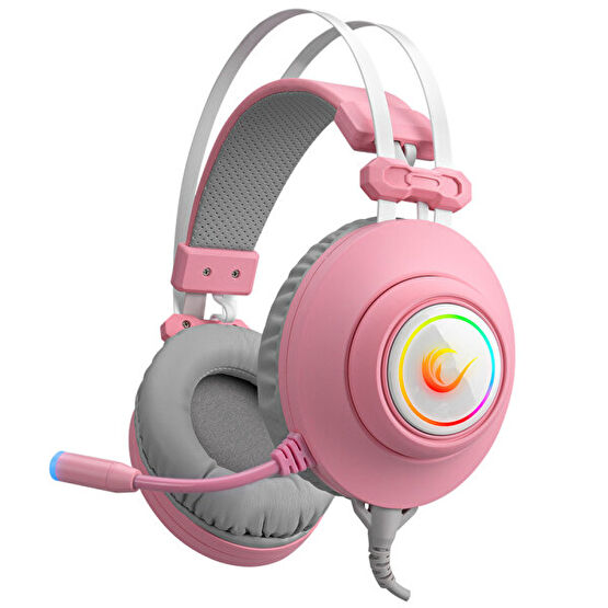Rampage Rm-K1 Pulsar USB 7.1 Surround-Titreşim RGB Işık Efektli Mikrofonlu Pembe Oyuncu Kulaklığı Oyuncu Kulaklıkları Fiyatı