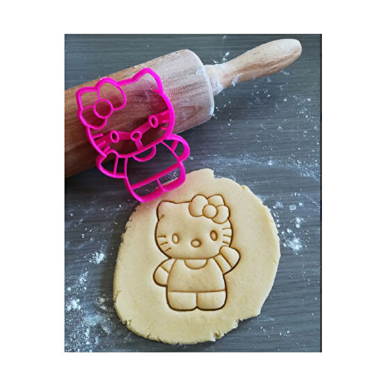 Rapithwin Hello Kitty Kurabiye Kalıbı Kesici Şekillendirici Hamur Yoğurma Makinesi Fiyatı