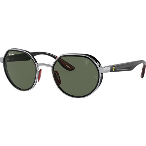 RAY-BAN FERRARI  3703M F00771 51  Erkek GÜMÜŞ Yuvarlak Çerçeve Güneş Gözlüğü - Yeşil Unisex Güneş Gözlükleri Fiyatı