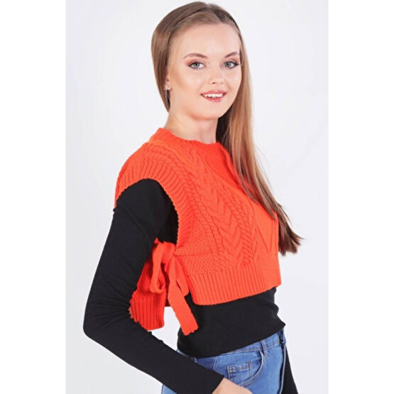 Rays 1536 Yandan Bağlamalı Süveter Orange Erkek Kazak & Süveter & Triko Fiyatı