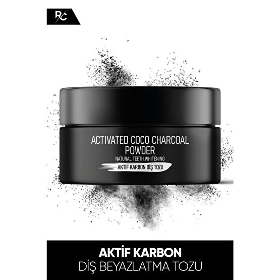 RC COSMETİCS Aktif Karbon Diş Temizleme Tozu 50 gr Diş Beyazlatıcılar Fiyatı