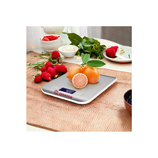 REDMOON Lüx Dijital Mutfak Terazisi 5 Kg 1 Gr Hassas Paslanmaz Çelik + Pil Hediyeli Mutfak Tartıları / Terazileri Fiyatı