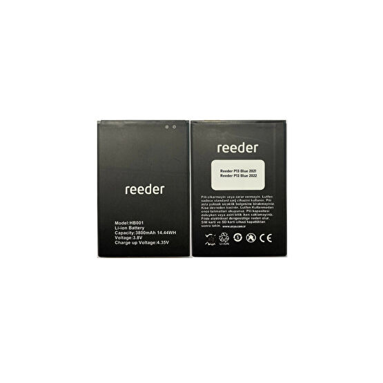 Reeder P13 Blue 2022 - 2021 Batarya 3800mah Cep Telefonu Bataryası Fiyatı