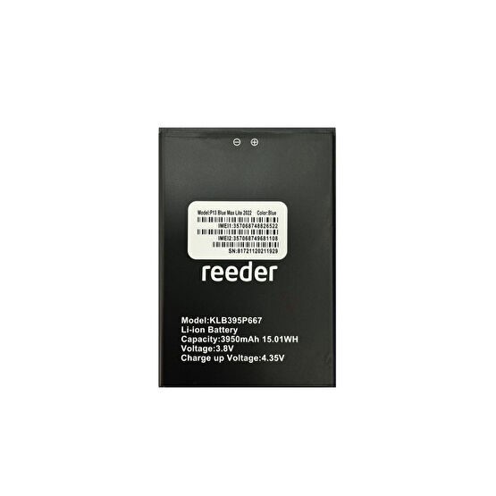 Reeder P13 Blue Max Lite 2022 Batarya Cep Telefonu Bataryası Fiyatı