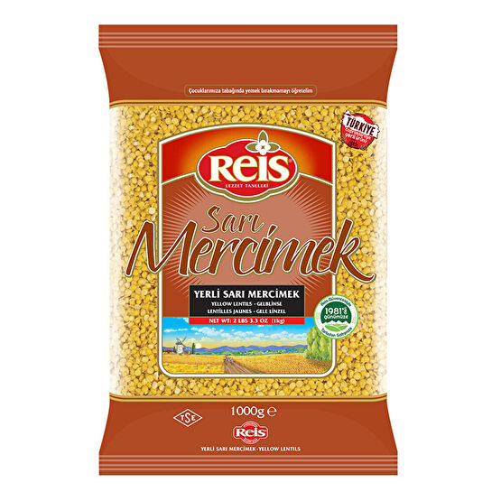 Reis Sarı Mercimek 1 Kg Bakliyat Fiyatı