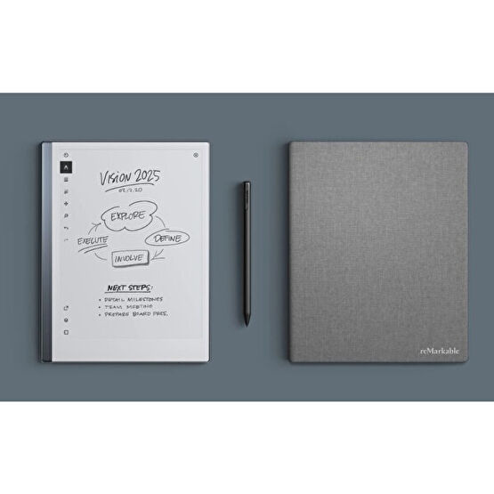 Remarkable 2 Digital Paper Tablet + Marker Plus + Kapaklı Gri Kılıf 335 E-Kitap Okuyucu Fiyatı