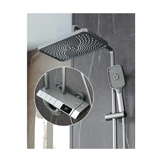 Rena Design Dijital Led Gostergeli Banyo Batarya Tepe Dus Robot Takim Piyano Yeni Nesil Cok Fonksiyonlu Antresit Bataryalar Fiyatı
