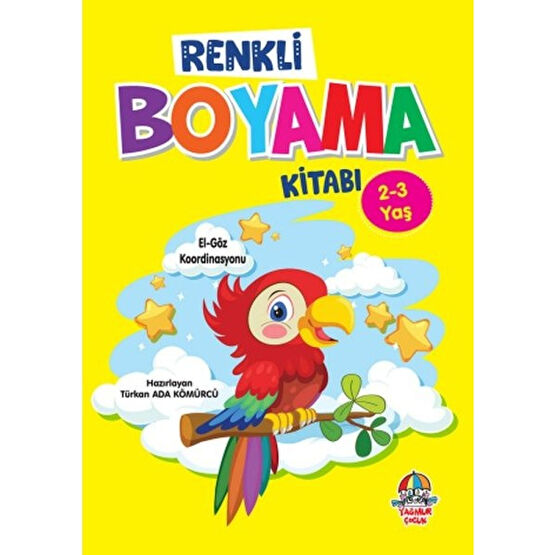 Renkli Boyama Kitabı (2-3 Yaş) Zeka Geliştirici Kitaplar Fiyatı