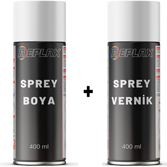 Replax Gri Buzdolabı Sprey Rötuş Boyası +Sprey Vernik Oto Boyaları Fiyatı