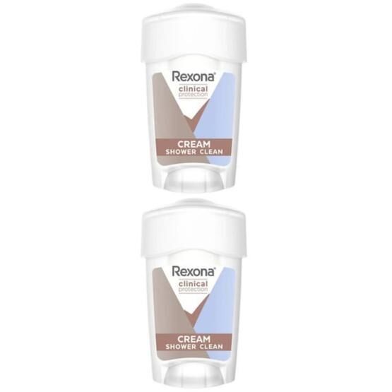 Rexona Clinical Clean Stick Clinical Protection Shower 2x45 ml Kadın Stick Deodorant
