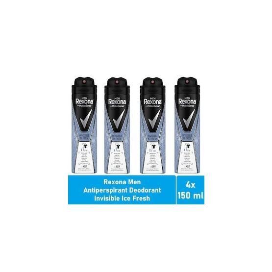 Rexona Men Invisible Ice Fresh 4x150 ml Deodorant