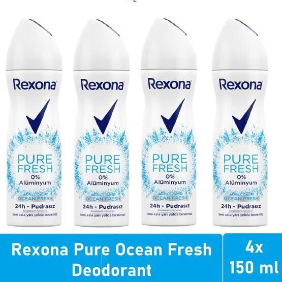 Rexona Ocean Fresh 4x150 ml Kadın Deodorant