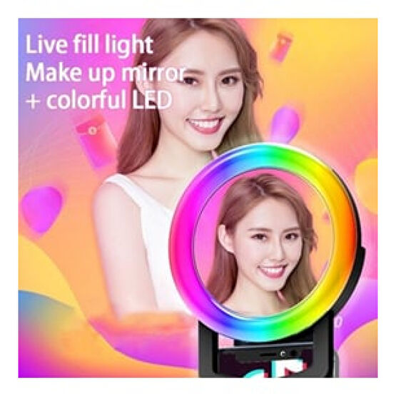 Rgb Çok Renkli Şarjlı Selfi Öz Çekim Işığı 15 Farklı Ton Selfie - Özçekim Çubuğu Fiyatı